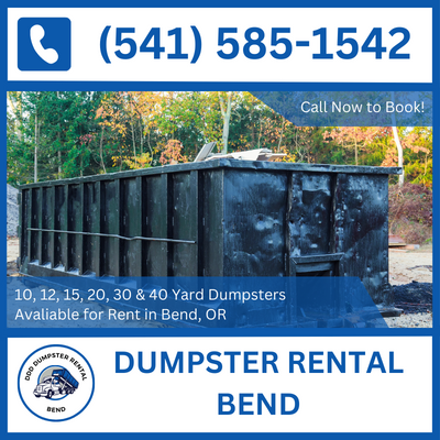 Rent Dumpsters Easily in Bend, OR & Deschutes County - DDD Dumpster Rental Bend
